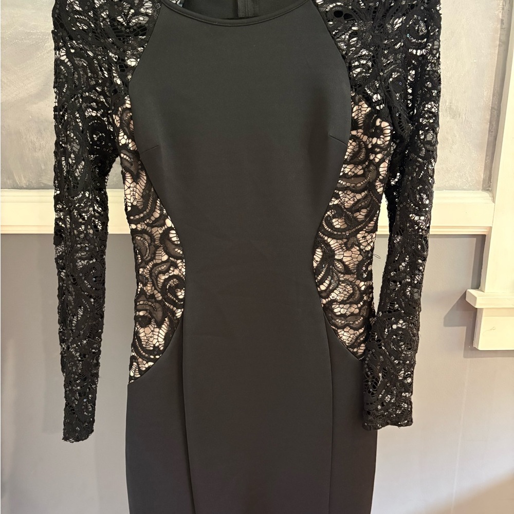 BCX Black Long Sleeve Bodycon Dress